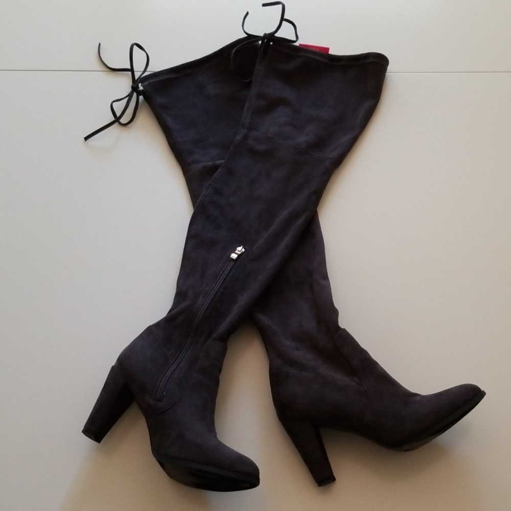 Catherine Malandrino Faux Suede OTK Boot